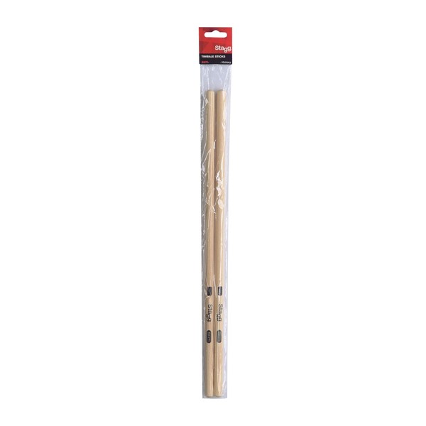 Stagg Hickory Timbale Drumsticks, Wood Tip - main image