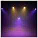 EUROLITE LED 4C-12 Silent Slim Spot, Front Lit Stage Preview Yellow and Blue
