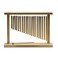 Stagg Pipe Chimes with Wood Frame, 20 Bars