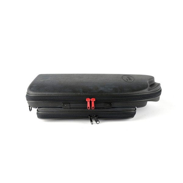 BAM 4010S Softpack Hip Hop Case for Flute (B foot) and Piccolo, Black closed