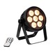 Eurolite LED 4C-7 Silent Slim Spot, Front Angled Right Lit