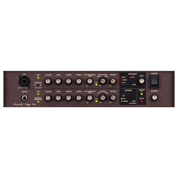 Boss Acoustic Singer Pro Amplifier panel