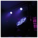 Eurolite LED 4C-7 Silent Slim Spot, Front Angled Left Lit Blue Preview