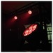 Eurolite LED 4C-7 Silent Slim Spot, Front Angled Left Lit Red Preview