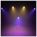 Eurolite LED 4C-7 Silent Slim Spot, Stage Preview Lit Yellow/Purple