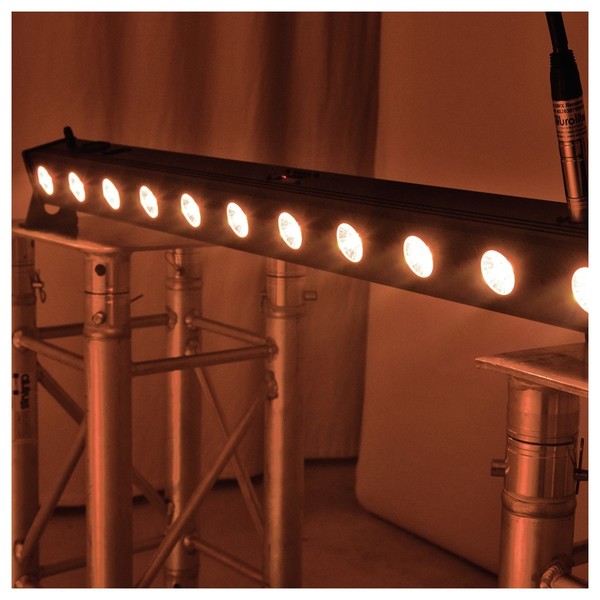 Eurolite LED BAR-12 QCL RGBW Light Bar, Close Up Preview Orange