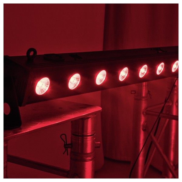 Eurolite LED BAR-12 QCL RGBW Light Bar, Close Up Preview Red