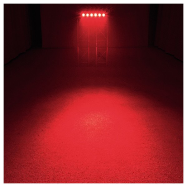 Eurolite LED BAR-6 QCL RGBW Light Bar, Preview Red