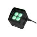 Eurolite LED TL-4 QCL RGB+UV Trusslight, Front Angled Left Lit Green