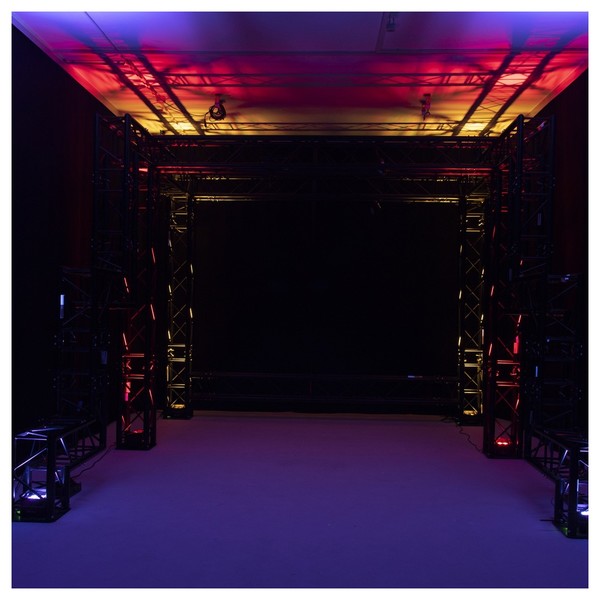 Eurolite LED TL-4 QCL RGB+UV Trusslight, Stage Preview RBG+UV