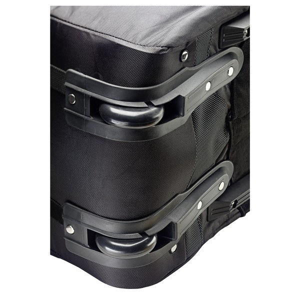 Stagg 48" Hardware & Stand Bag with Wheels - wheels