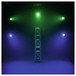 Eurolite LED PK-3 USB TCL Spot, Front Stage Preview Lit Green/Blue