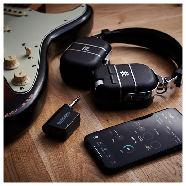 Boss Waza-Air Wireless Guitar Headphones System, Lifestyle Full Package and App