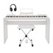 SDP-2 Piano de Palco da Gear4music + Pack Completo, Branco