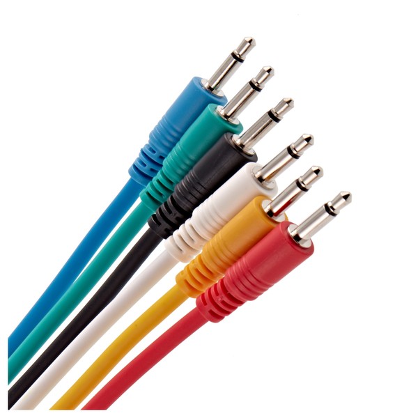 Mini PRO Patch Cable, 20cm, Pack of 6 by Gear4music