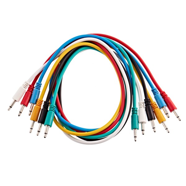 Mini PRO Patch Cable, 60cm, Pack of 6 by Gear4music
