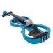 Stagg Shaped Electric Violin Outfit, Metallic Blue