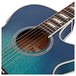 Takamine TSP178AC Thinline Electro Acoustic, See-Thru Blue Burst