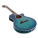 Takamine TSP178AC Thinline Electro Acoustic, See-Thru Blue Burst