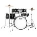 Pearl Roadshow Junior 5pc Complete Drum Kit, Jet Black - main image