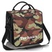 Technics Record Bag (Camo Brown White Logo) - Angled
