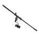 Boom Mic Stand with Adjustable Extension Arm, by Gear4music