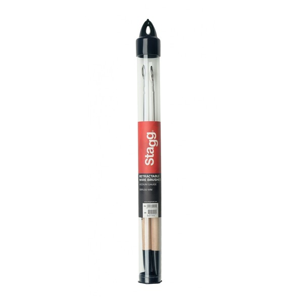 Stagg Telescopic Wire Brushes with Wooden Handles - 2