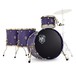 SJC Drums Navigator 22'' 4pc Shell Pack, Royal Purple Stain, Brass HW