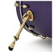 SJC Drums Navigator 22'' 4pc Shell Pack, Royal Purple Stain, Brass HW