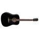 Fender CD-60S Acoustic, Black Tilted