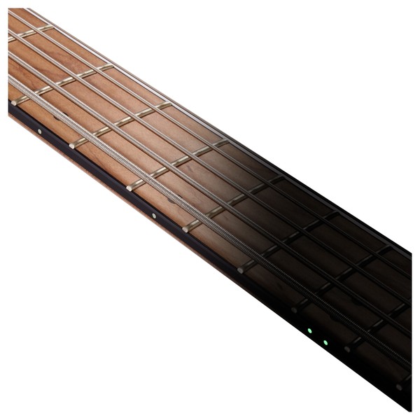 RedSub Coliseum Fanned Fret 5-String, Blue Burl Burst luminlay glow