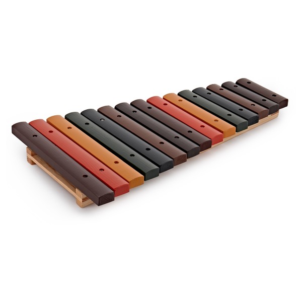 15 Key Rainbow Xylophone, with Mallets by Gear4music