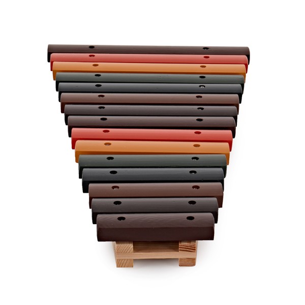 15 Key Rainbow Xylophone, with Mallets by Gear4music