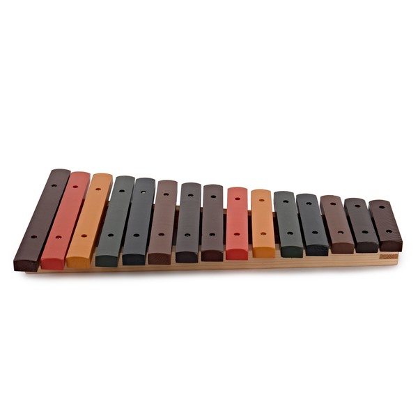 15 Key Rainbow Xylophone, with Mallets by Gear4music