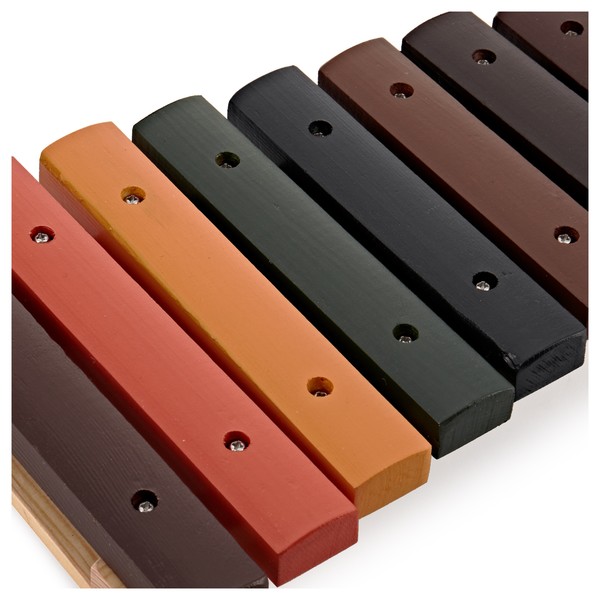 8 Key Rainbow Xylophone, with Mallets by Gear4music