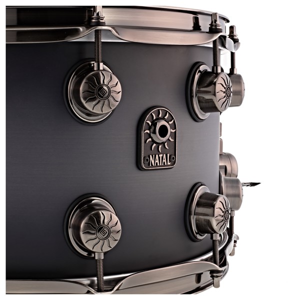 Natal Originals Walnut Maple 14 x 8'' Snare, Pewter Grain