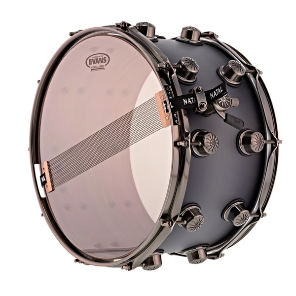 Natal Originals Walnut Maple 14 x 8'' Snare, Pewter Grain