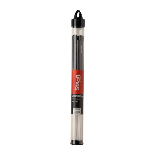 Stagg Nylon Brushes with Rubber Handles
