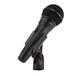 Shure PGA58 Cardioid Dynamic Vocal Microphone with XLR to Jack Cable - Mounted in Clip Angled Right