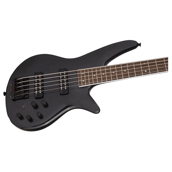 Jackson Spectra V Bass, Metallic Black close