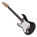 LA Left Handed Electric Guitar by Gear4music, Black