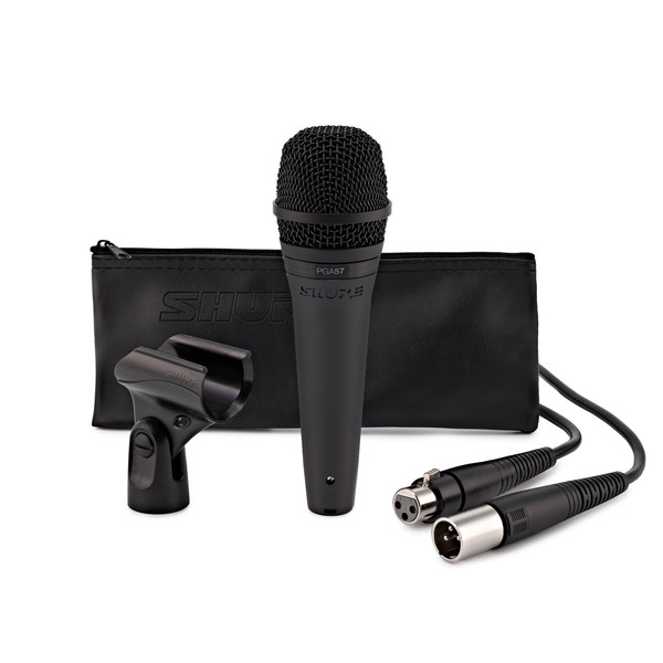Shure PGA57 Cardioid Dynamic Instrument Microphone with XLR Cable