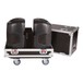 Gator G-TOUR SPKR-212 Tour-Style Transporter for Two 12'' Speakers, Preview with Speakers Front