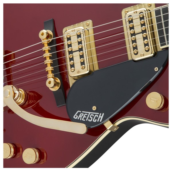 Gretsch G6131T-62 Vintage Select 62 Jet Bigsby, Vintage Firebird Red - pickups