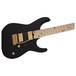 Charvel Pro Mod Angel Vivaldi DK247 2PT HH, Satin Black, Front Body Closeup