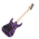 Charvel Satchel Signature Pro-Mod DK, Satin Purple Bengal, Back View Angled Right