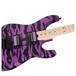 Charvel Satchel Signature Pro-Mod DK, Satin Purple Bengal, Closeup Angled Right