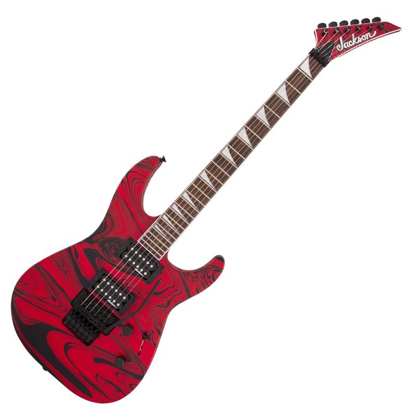 Jackson SLXDX Soloist, Satin Red Swirl - Main