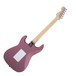 Charvel Pro Mod So Cal Style 1 FR MN, Satin Burgundy Mist, Rear View