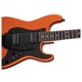 Charvel Pro Mod So Cal Style 1 FR EB, Satin Orange, Front Closeup Angled Right